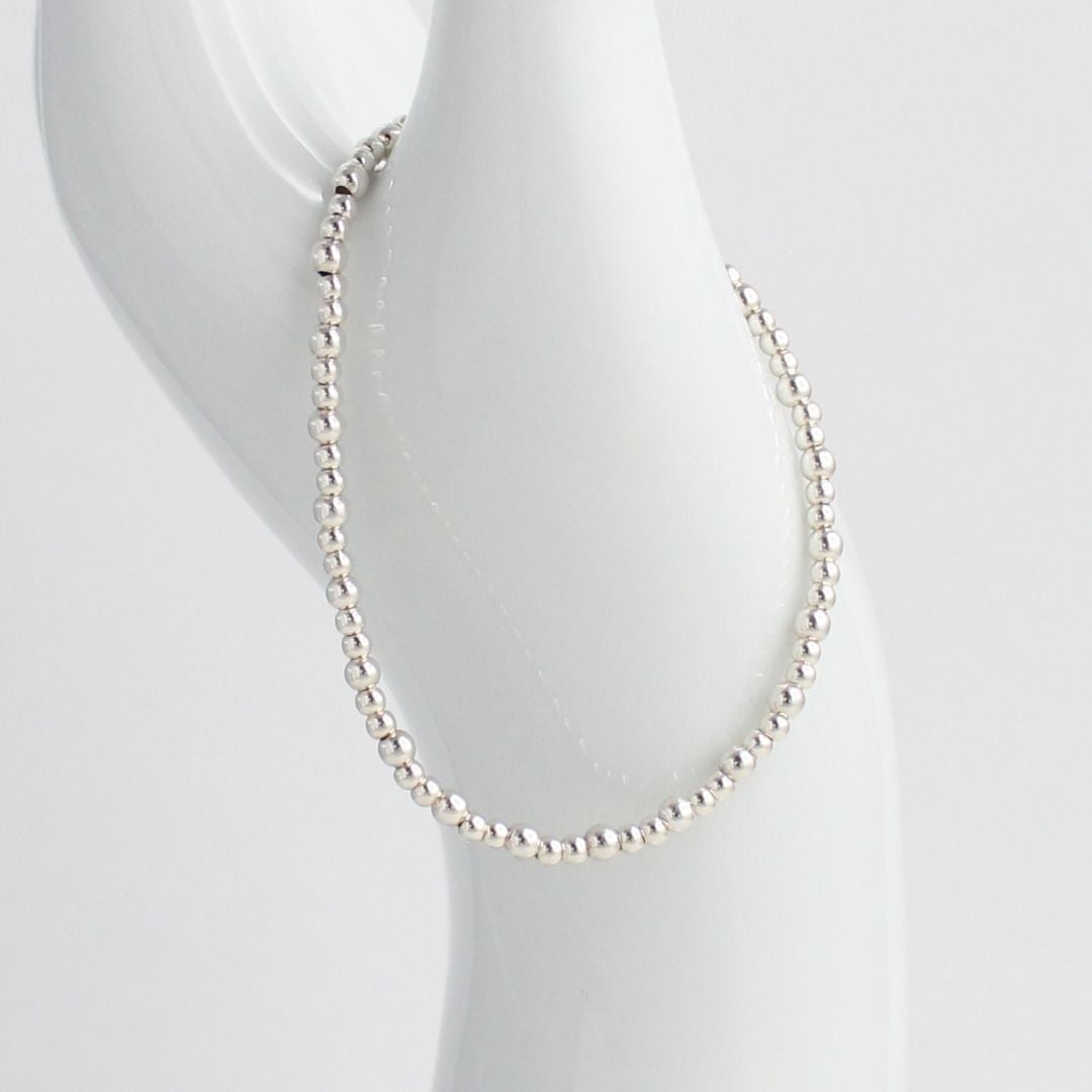 Mixed 2.5mm & 3mm Sterling Silver Stacking Bracelet - Il Sussurro