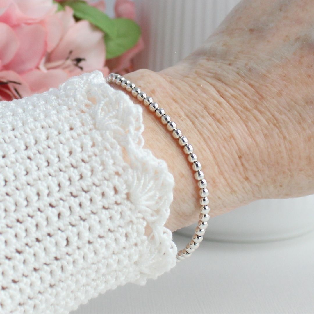 3mm Sterling Silver Stacking Bracelet - L’Essenziale