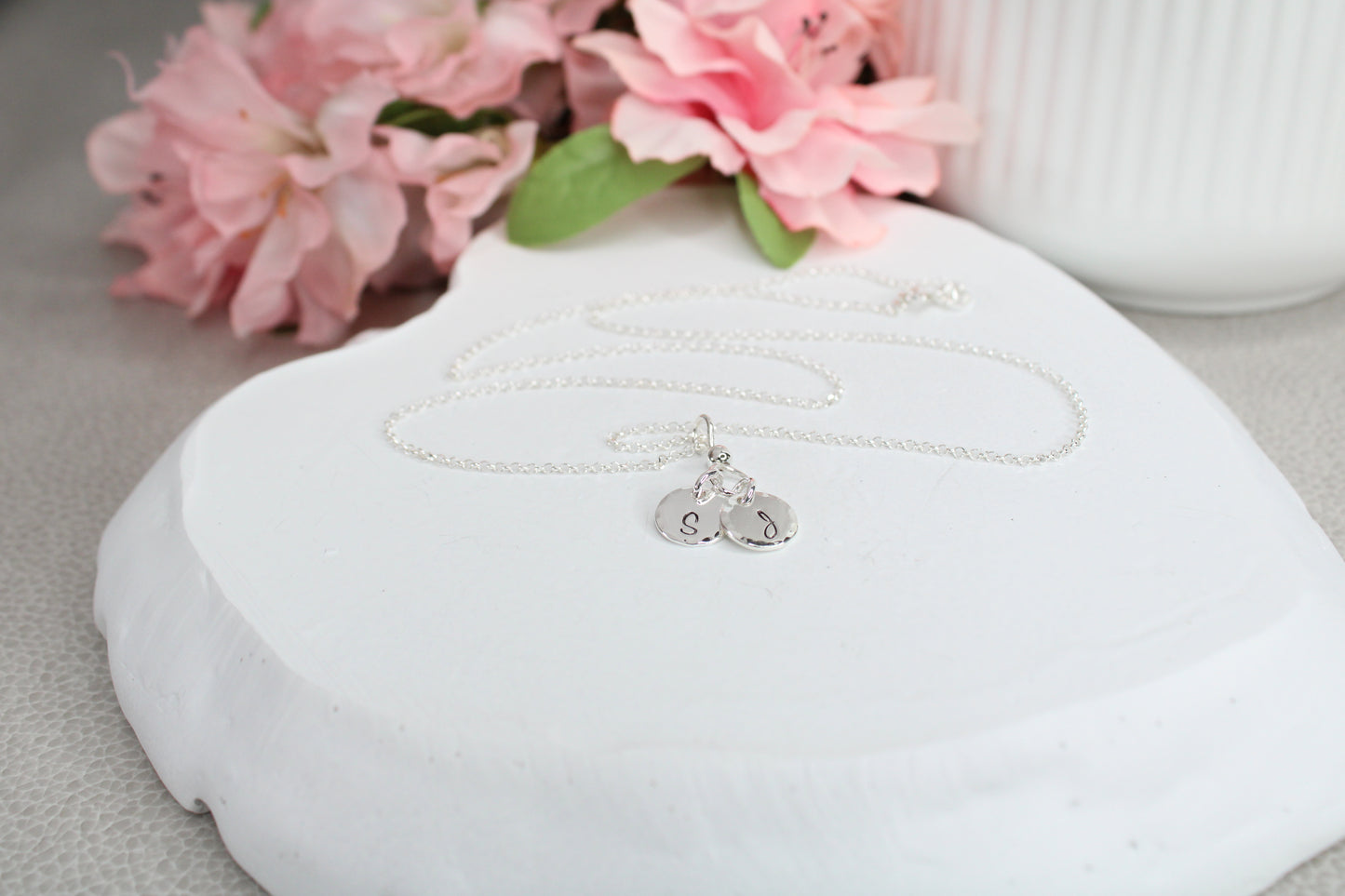 Keshi Pearl & Labradorite Gemstone Sterling Silver Necklace - Esme Silver