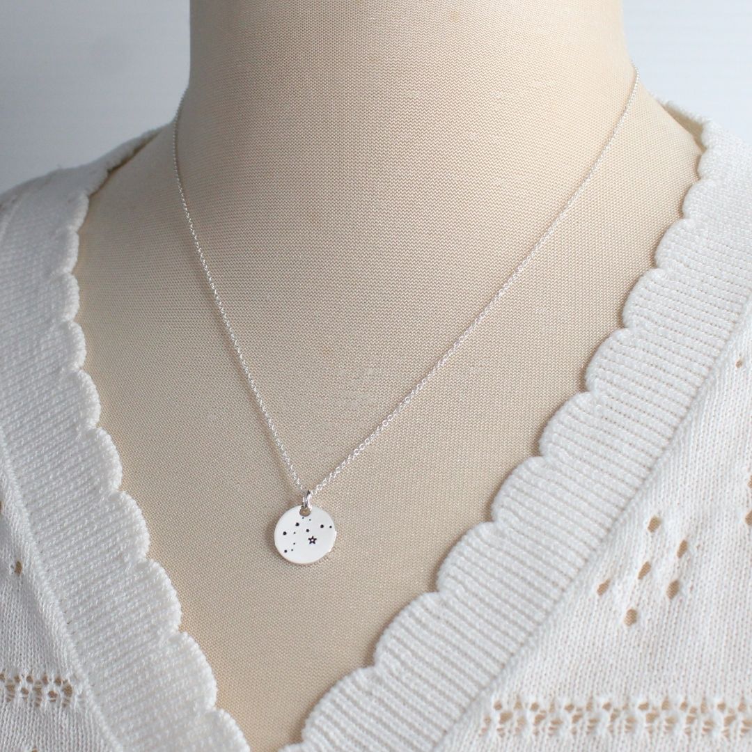 Constellation Pendant Necklace – Aquarius Bella Love Drop