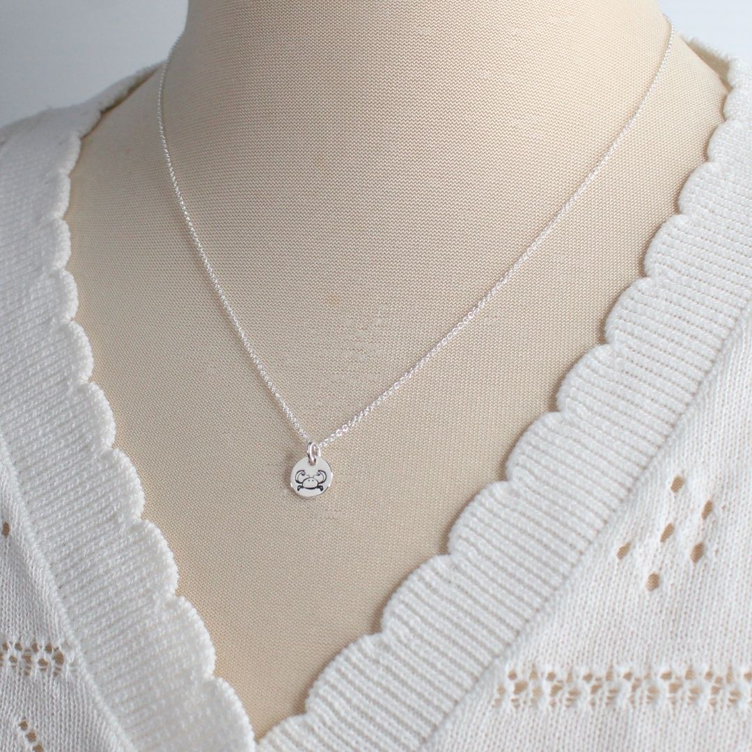 Zodiac Pendant Necklace - Cancer Mia Love Drop