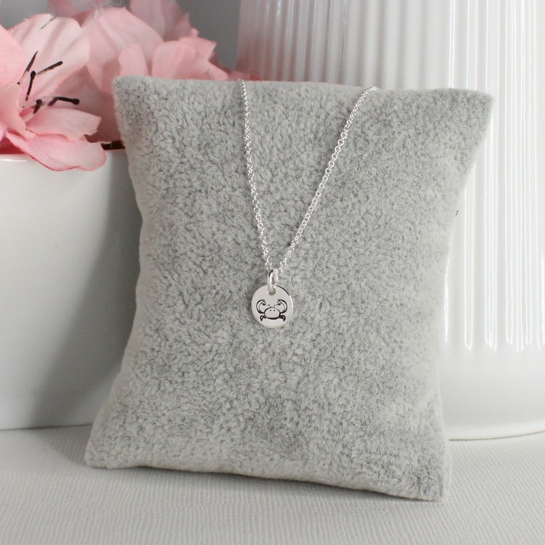 Zodiac Pendant Necklace - Cancer Mia Love Drop