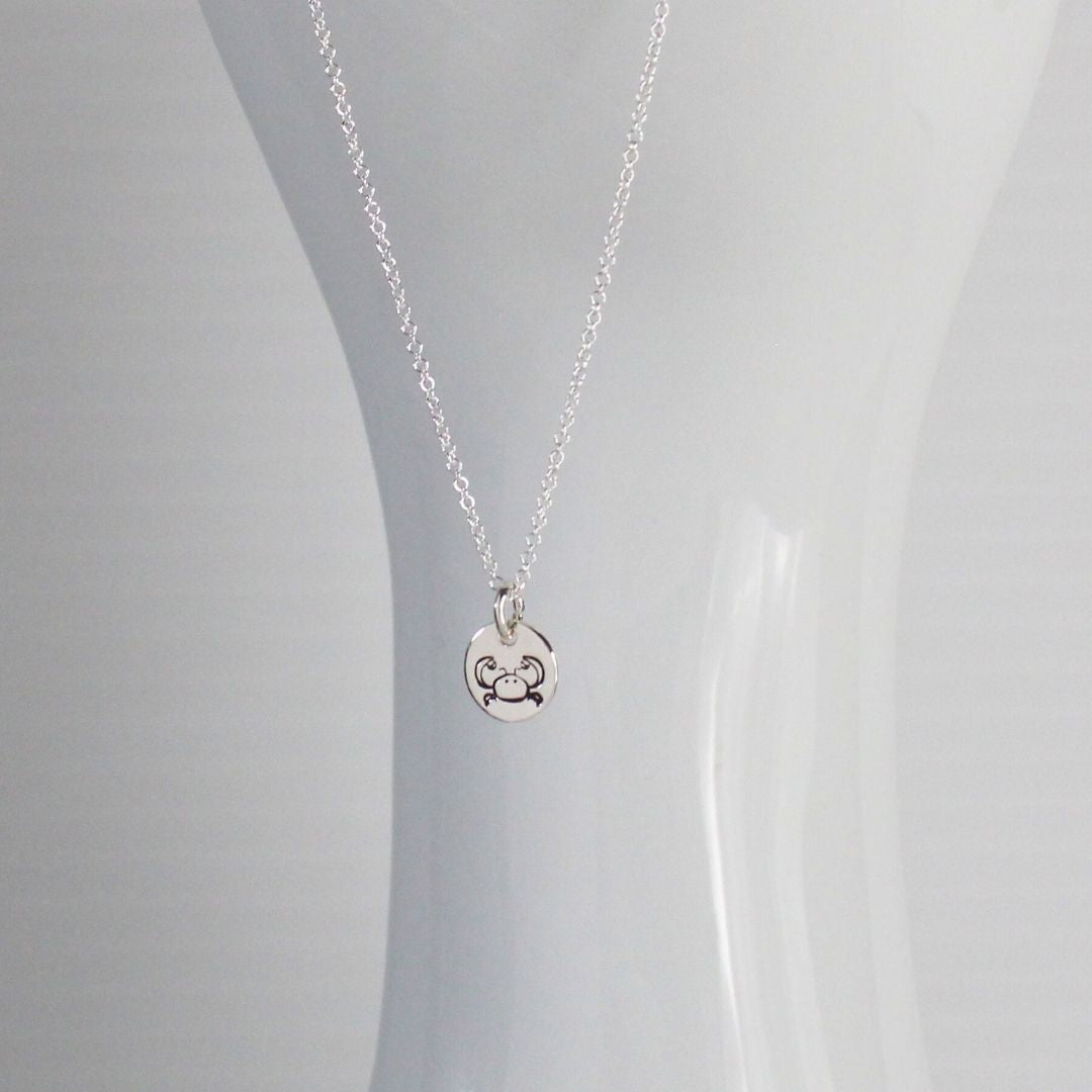 Zodiac Pendant Necklace - Cancer Mia Love Drop