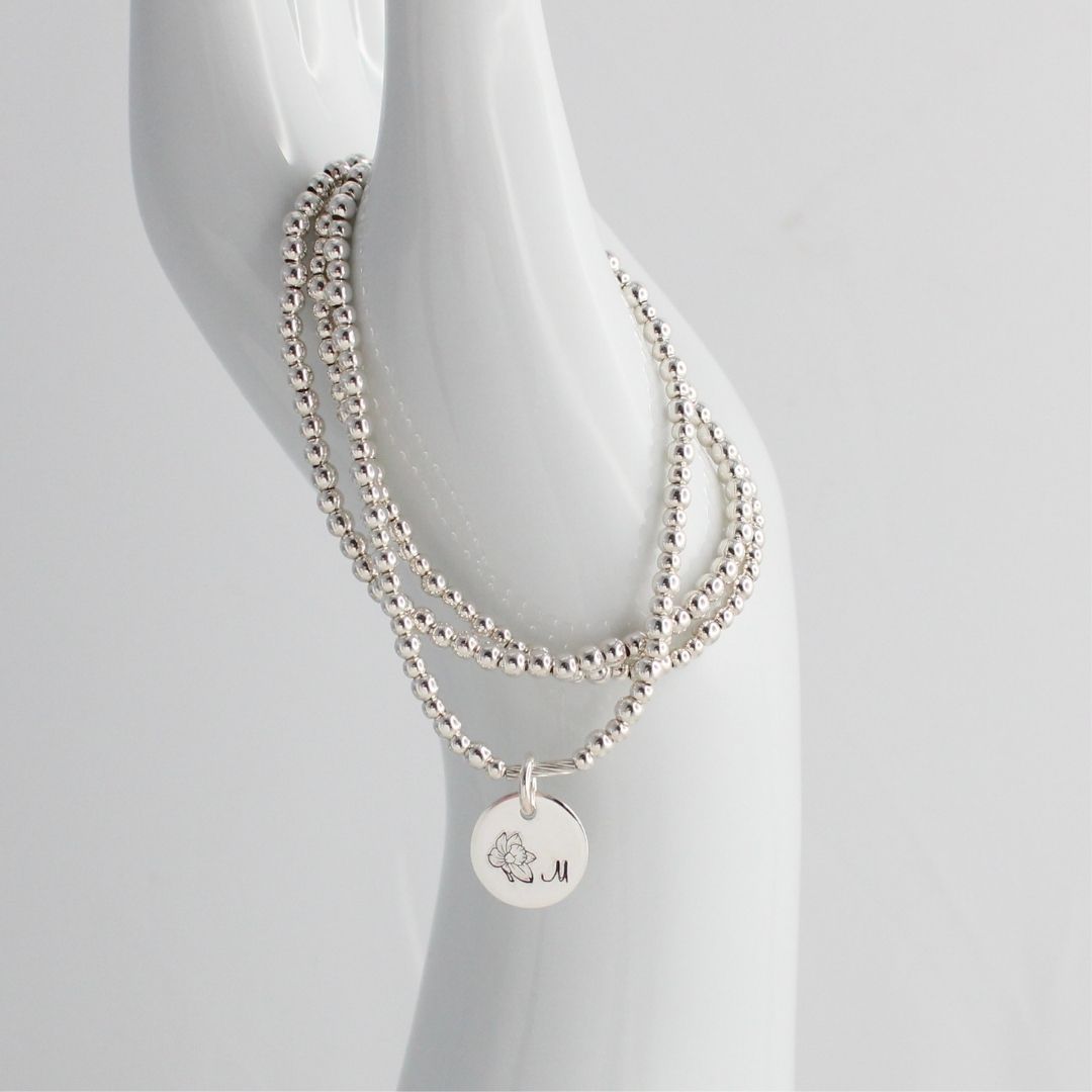 March Birth Flower Bracelet – Daffodil Bella Love Drop