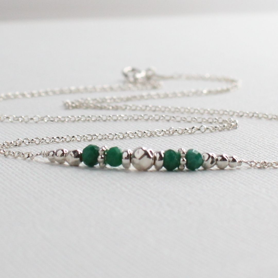 Emerald May Birthstone Necklace - Renewal