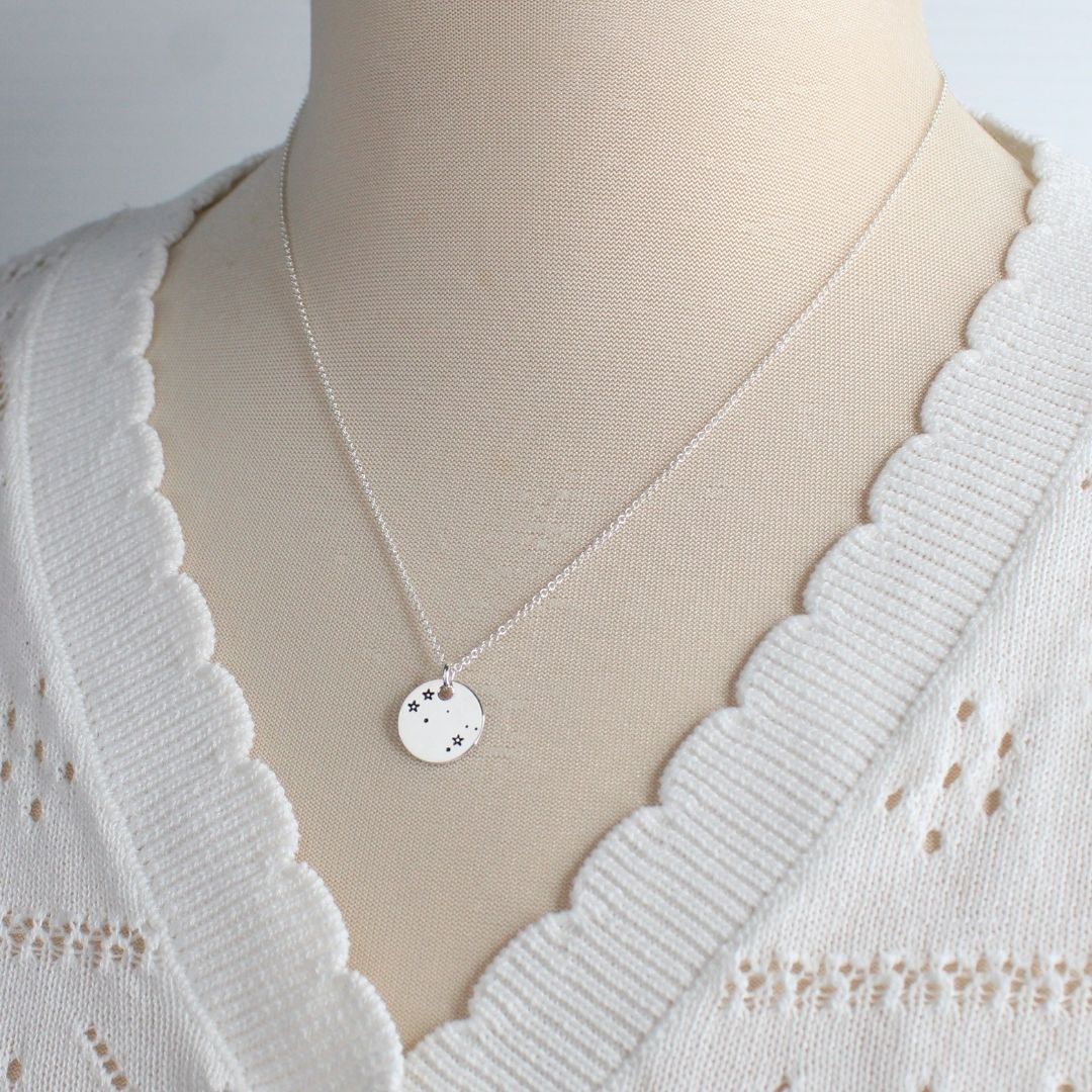 Constellation Pendant Necklace – Gemini Bella Love Drop