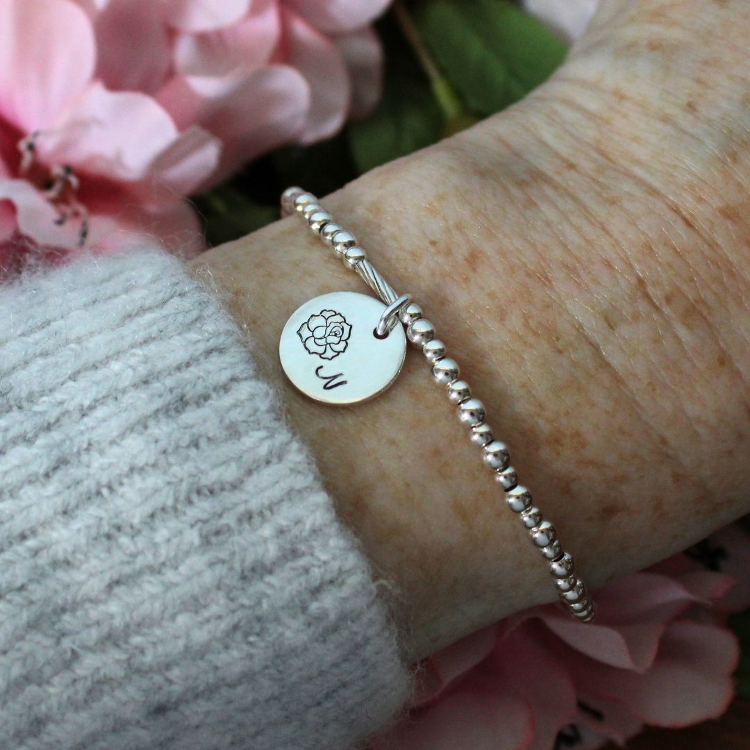 June Birth Flower Bracelet – Rose Bella Love Drop