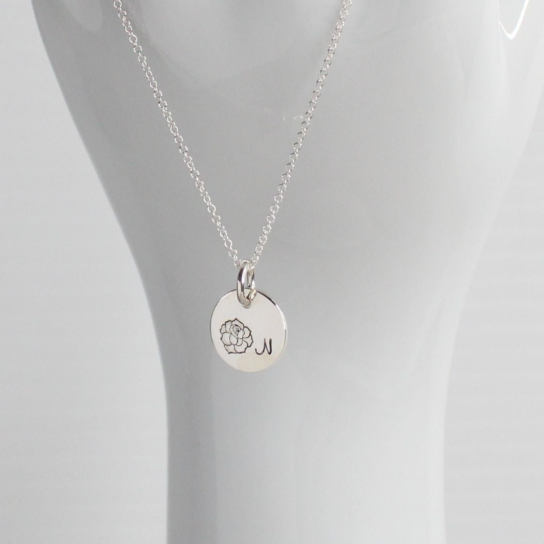 June Birth Flower Pendant Necklace – Rose Bella Love Drop