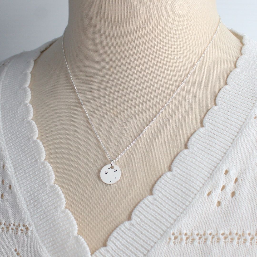 Constellation Pendant Necklace – Libra Bella Love Drop