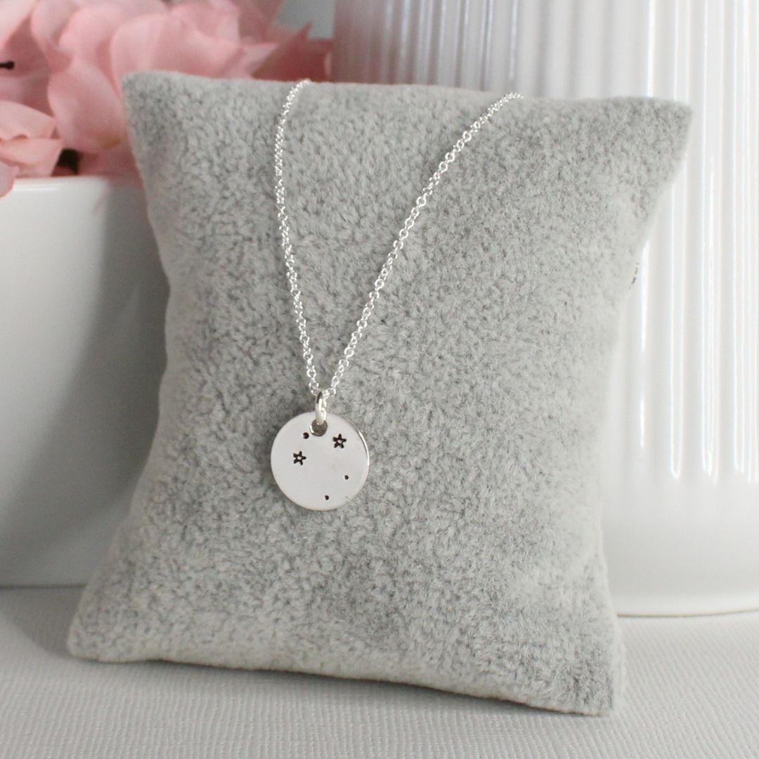 Constellation Pendant Necklace – Libra Bella Love Drop