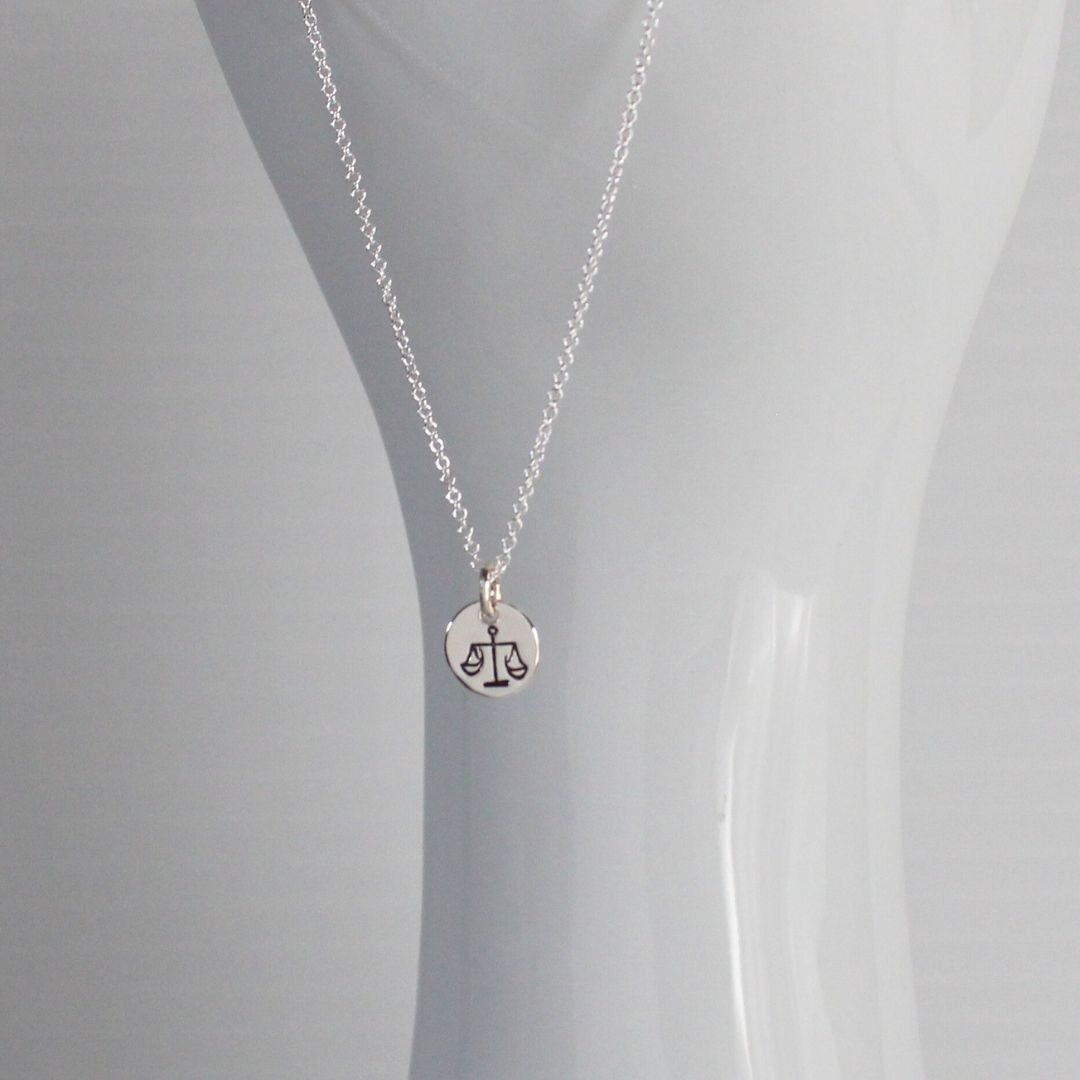 Zodiac Pendant Necklace - Libra Mia Love Drop