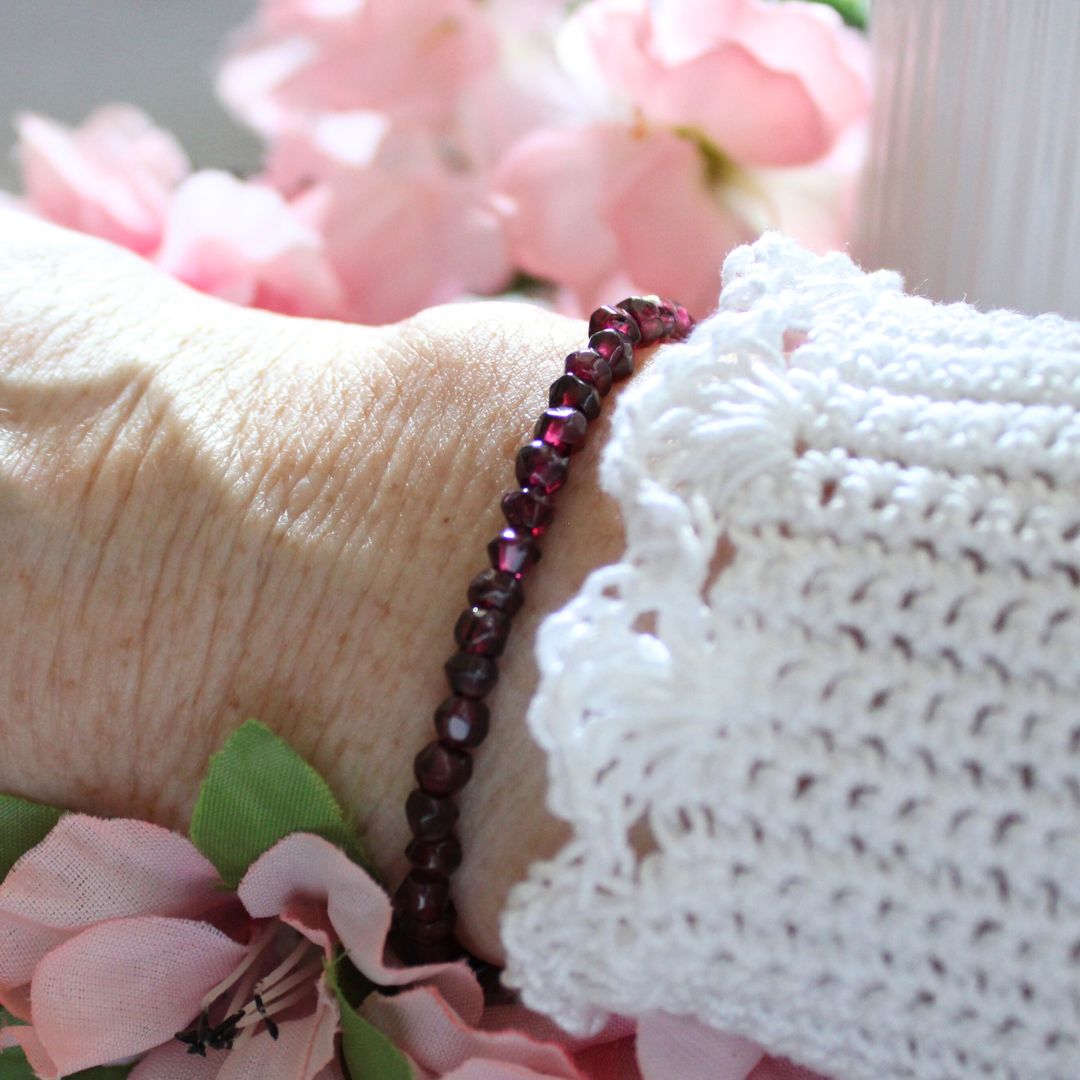 Rhodolite Garnet Bracelet - Pomegranate Kiss