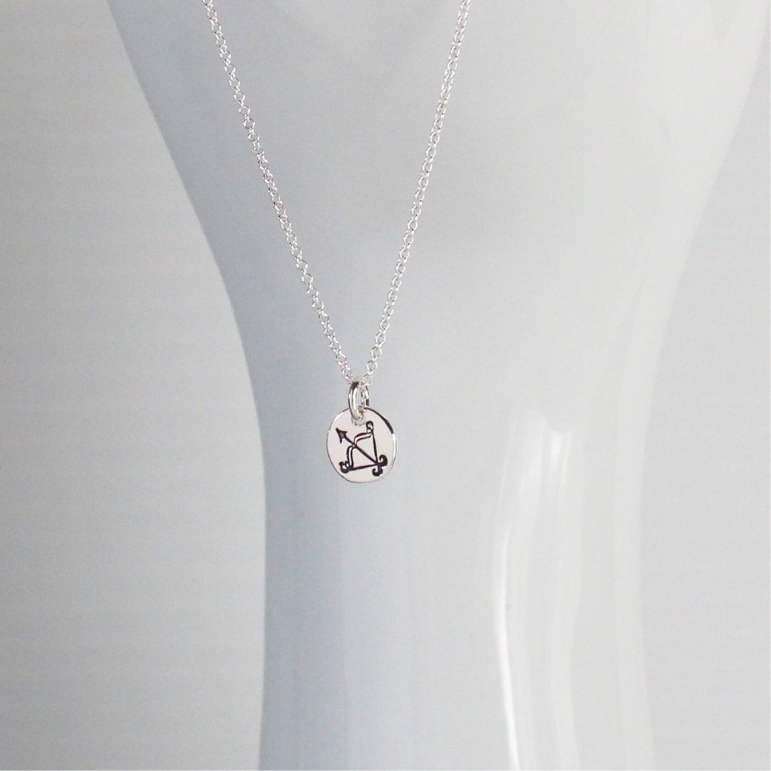 Zodiac Pendant Necklace - Sagittarius Mia Love Drop