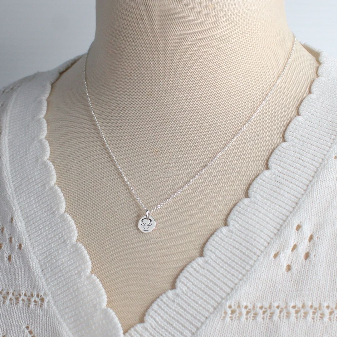 Zodiac Pendant Necklace - Taurus Mia Love Drop