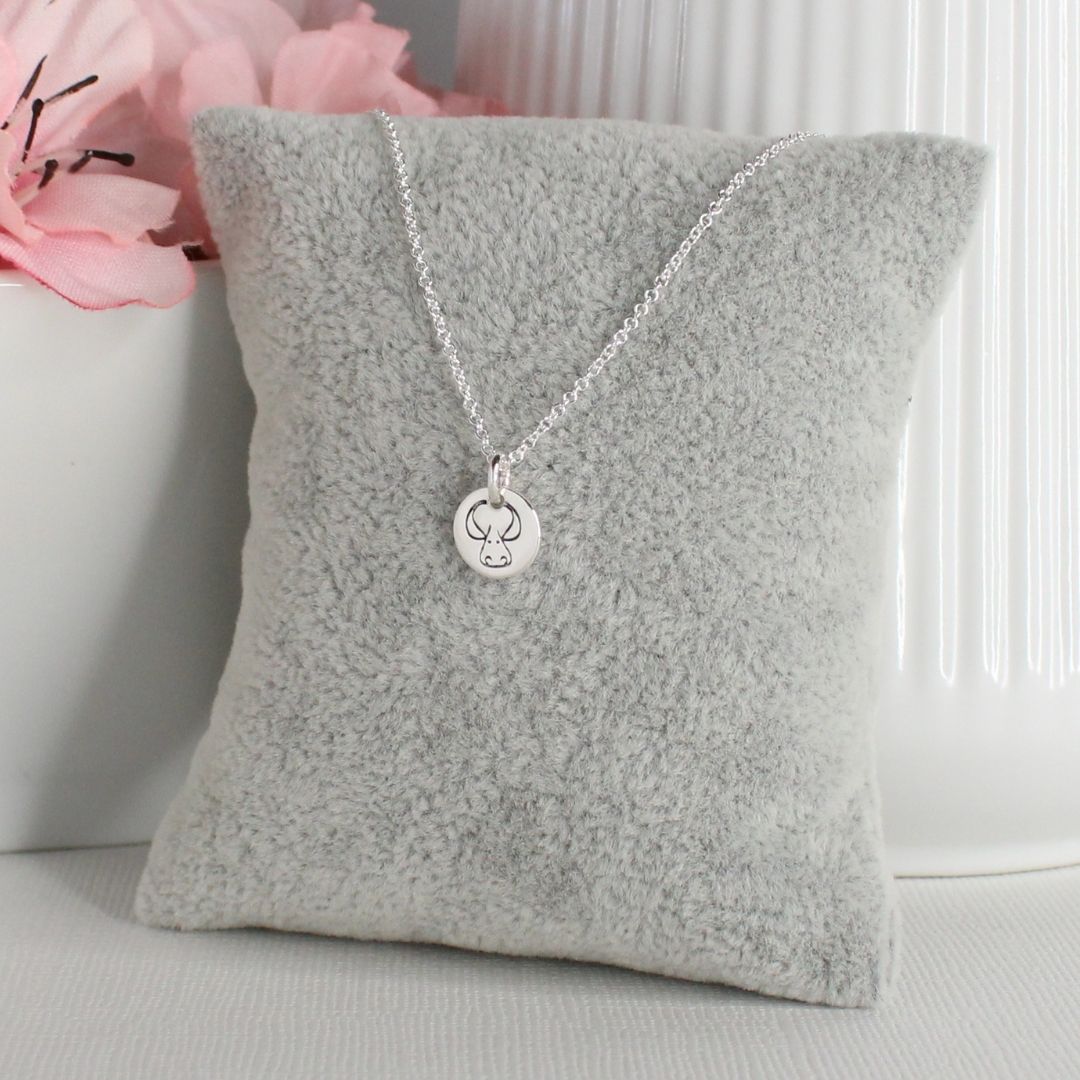 Zodiac Pendant Necklace - Taurus Mia Love Drop