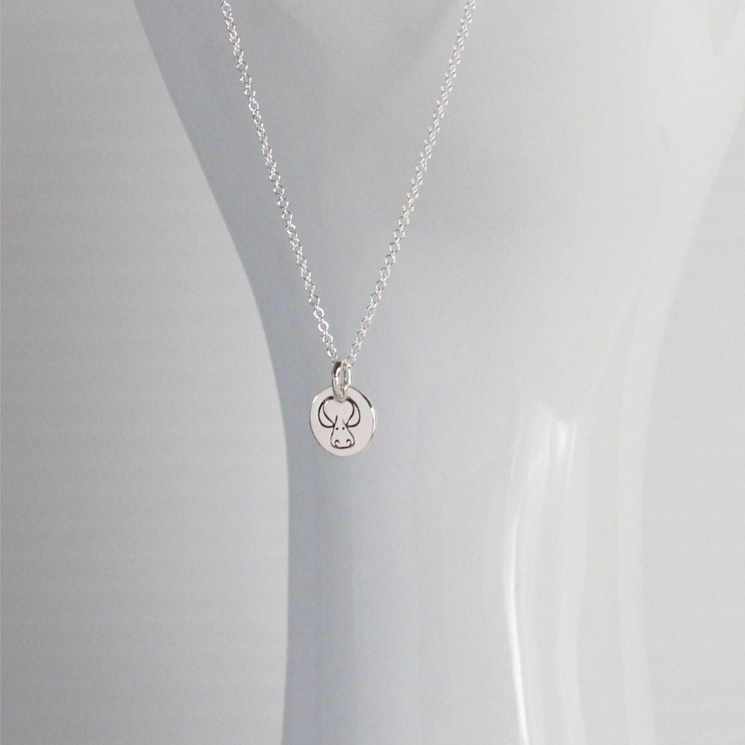 Zodiac Pendant Necklace - Taurus Mia Love Drop