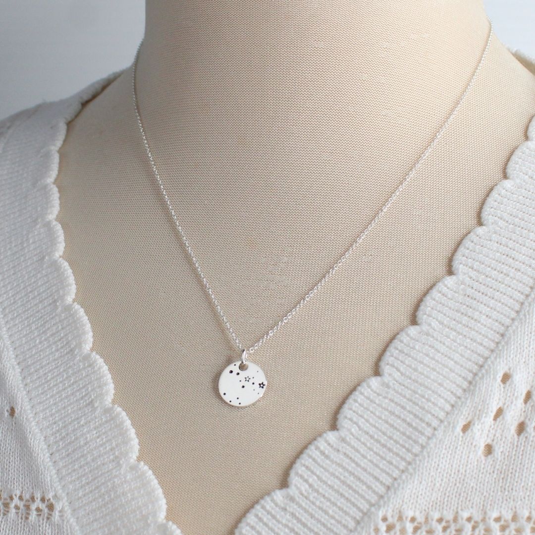 Constellation Pendant Necklace – Virgo Bella Love Drop