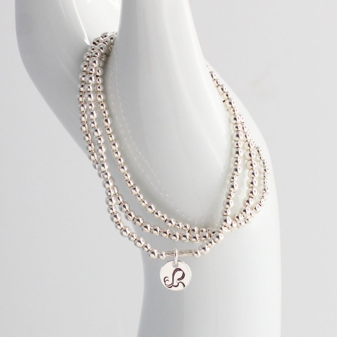 Virgo Zodiac Sterling Silver Stacking Bracelet – Mia Love Drop