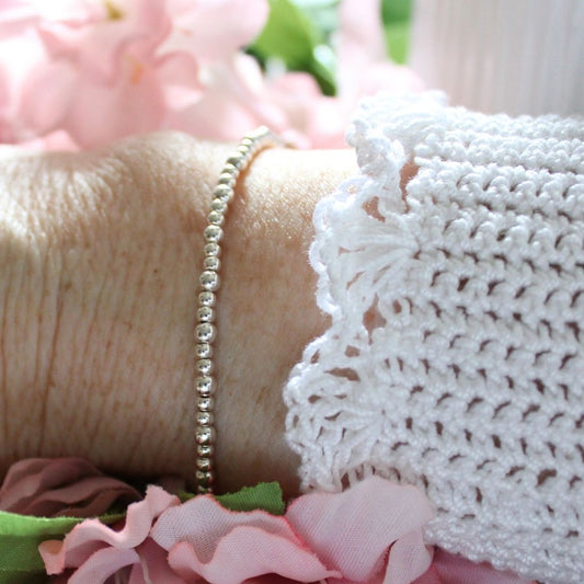 Mixed 2.5mm & 3mm Sterling Silver Stacking Bracelet - Il Sussurro