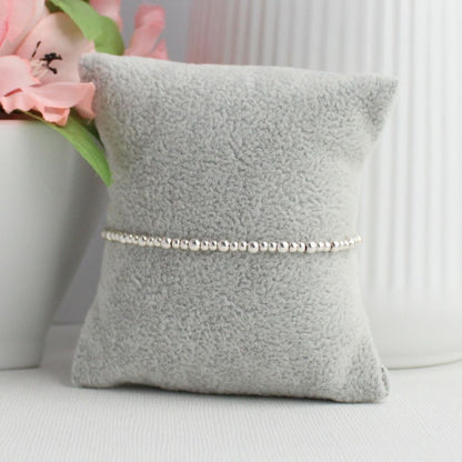 Mixed 2.5mm & 3mm Sterling Silver Stacking Bracelet - Il Sussurro