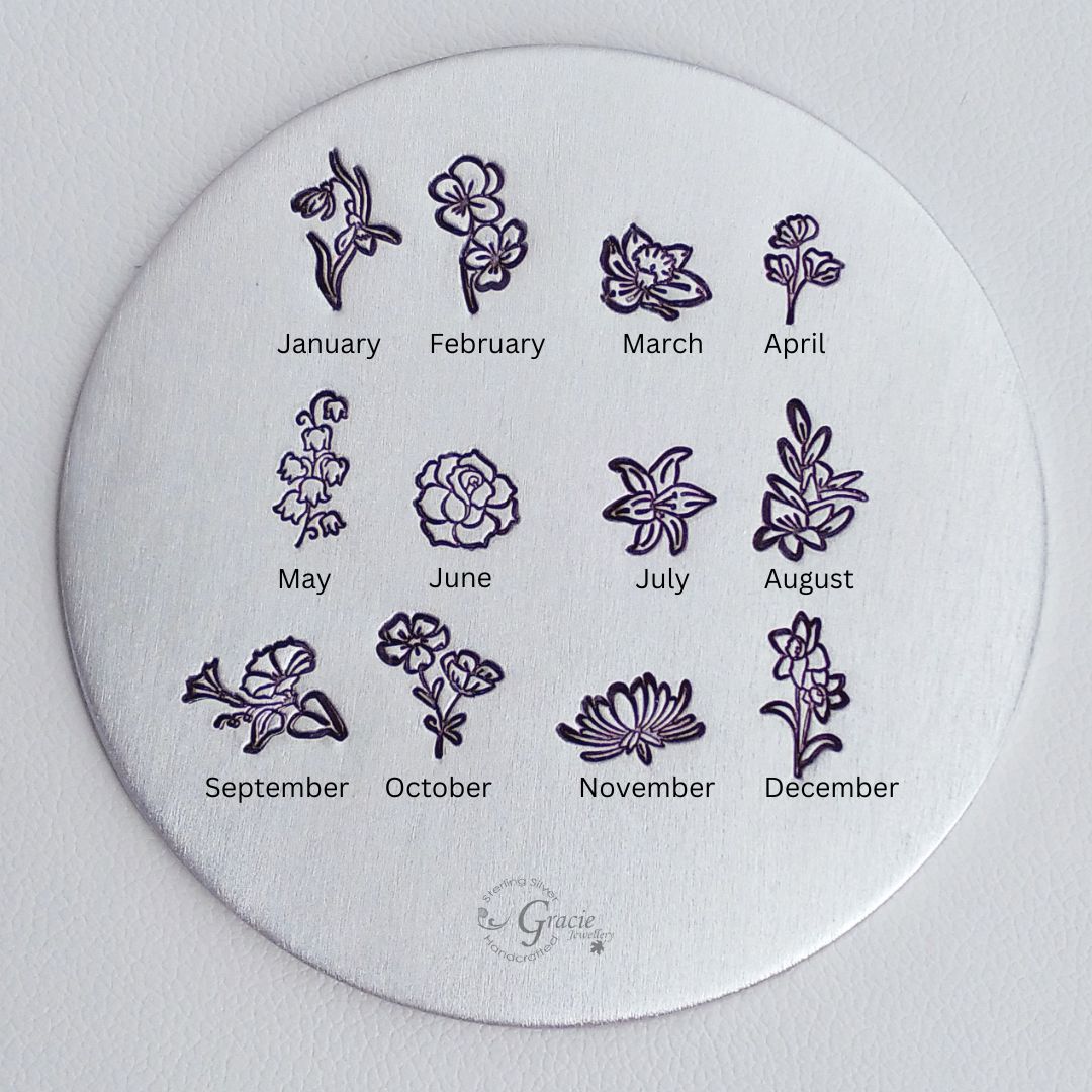 Bella Love Drop - Personalized Birth Flower Pendant Necklace