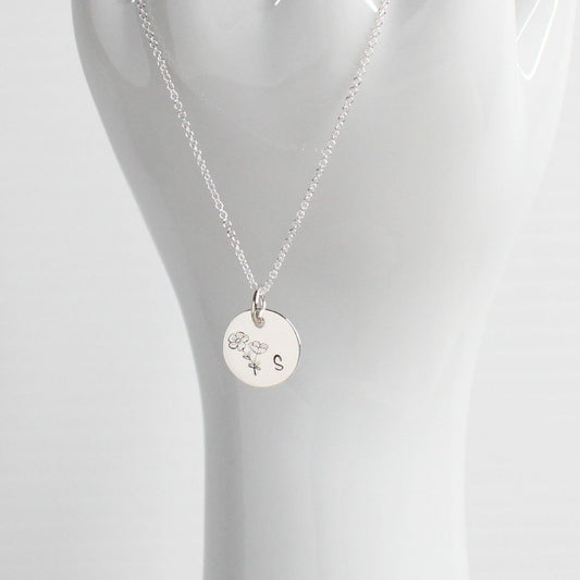 October Birth Flower Pendant Necklace – Cosmos Bella Love Drop