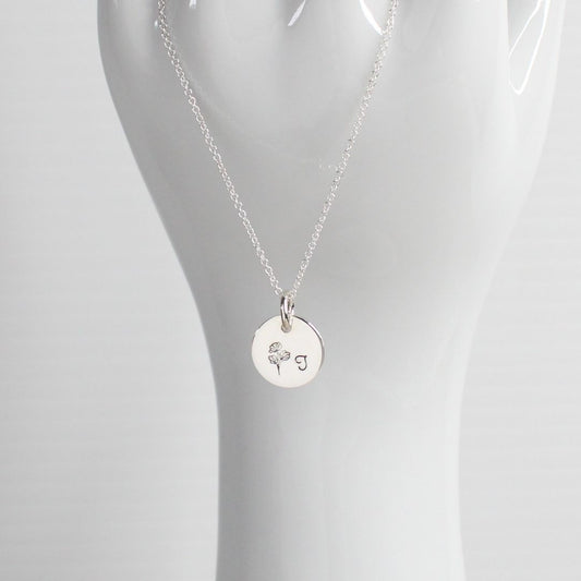 April Birth Flower Pendant Necklace – Sweet Pea Bella Love Drop