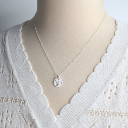 August Birth Flower Pendant Necklace – Gladiolus Bella Love Drop
