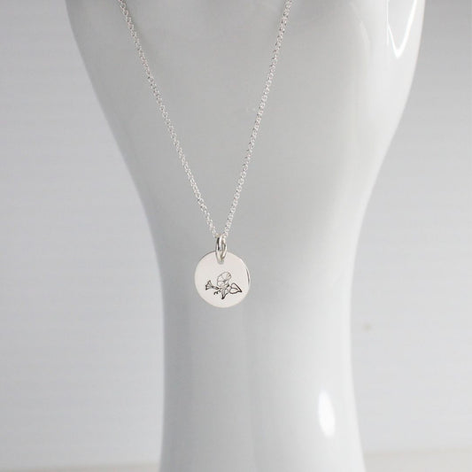 Bella Love Drop - Personalized Birth Flower Pendant Necklace