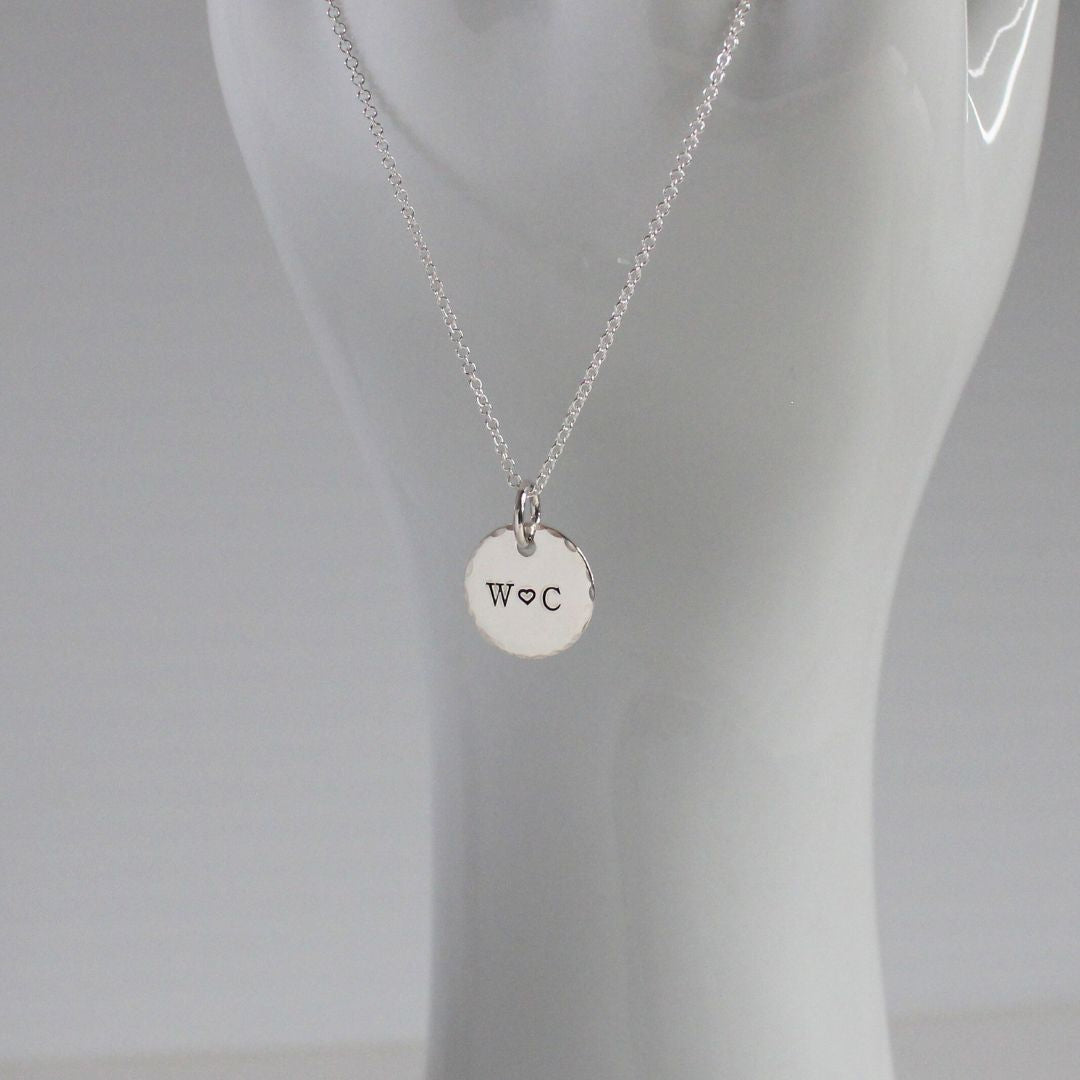 Bella Love Drop - Personalized Couple's Initial Pendant Necklace