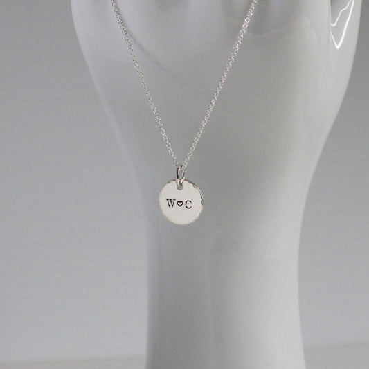 Bella Love Drop - Personalized Couple's Initial Pendant Necklace