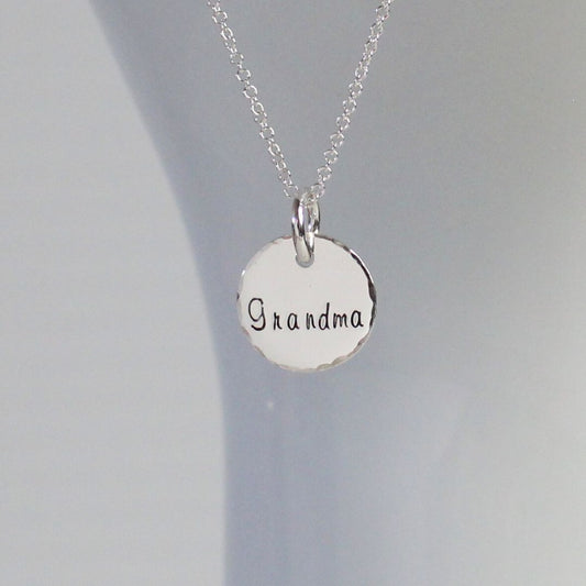 Bella Personalized Grandma Pendant Necklace