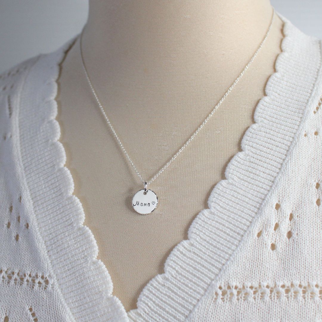 Personalized Mama Pendant Necklace