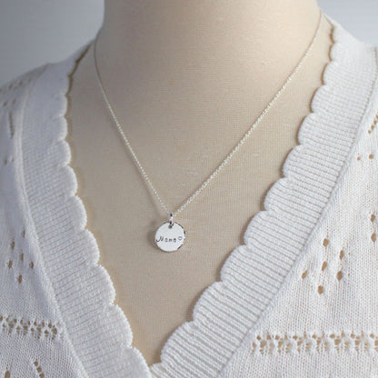 Personalized Mama Pendant Necklace