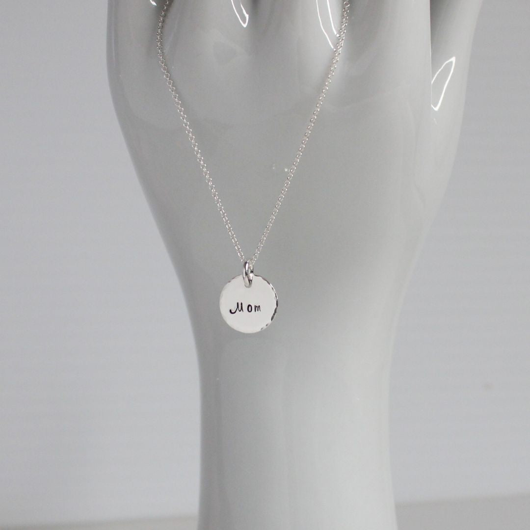 Personalized Mom Pendant Necklace