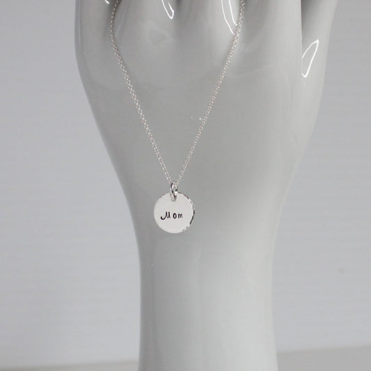 Personalized Mom Pendant Necklace