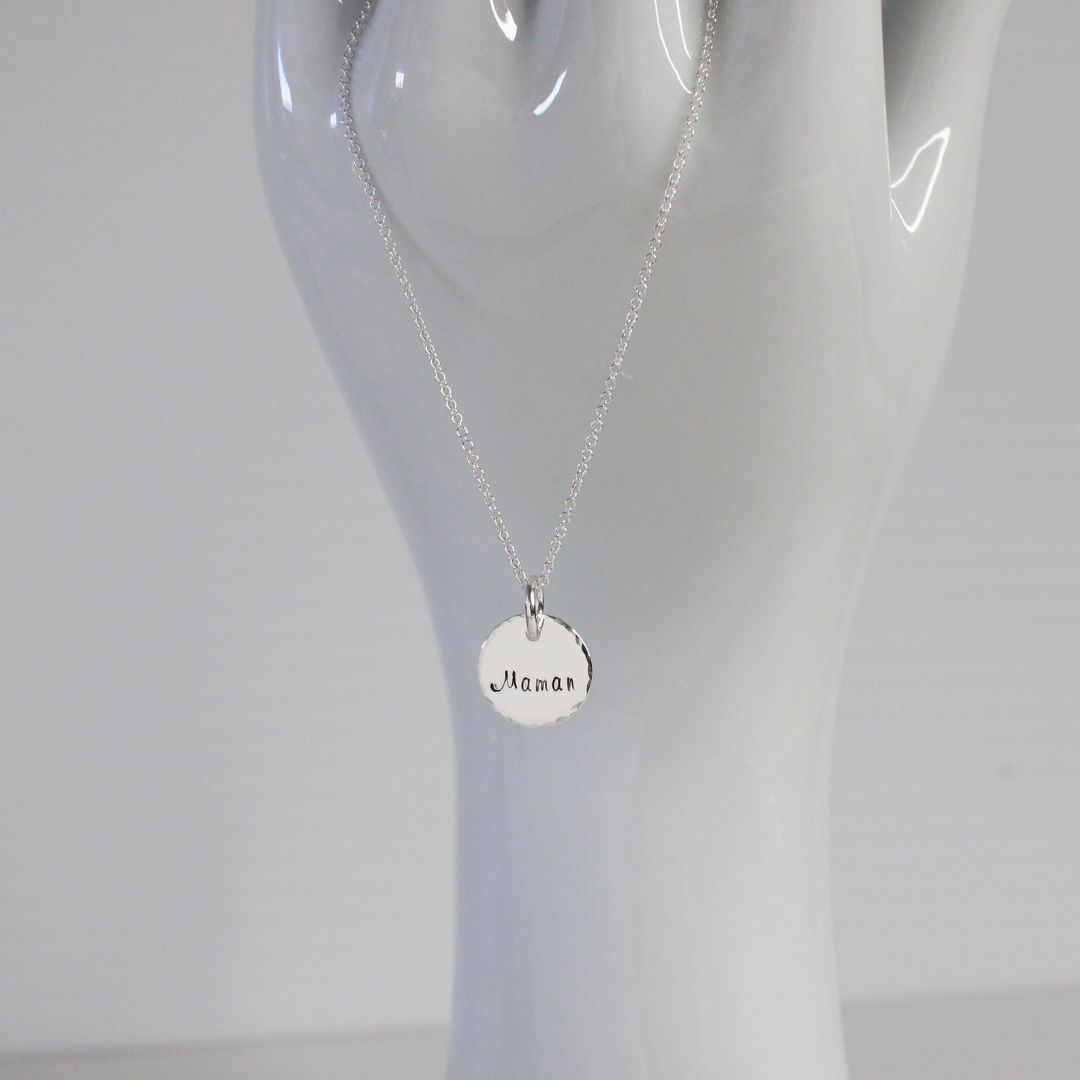 Personalized Maman Pendant Necklace