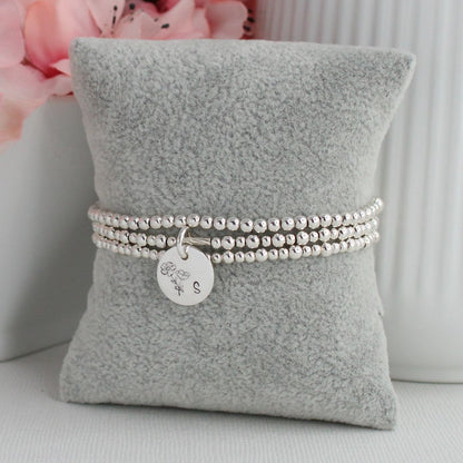 October Birth Flower Bracelet – Cosmos Bella Love Drop