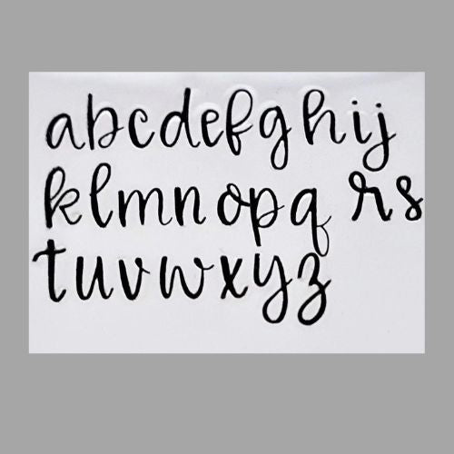 Hand Stamped Name Pendant Necklace - Eva Love Drop