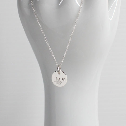 July Birth Flower Pendant Necklace – Lily Bella Love Drop