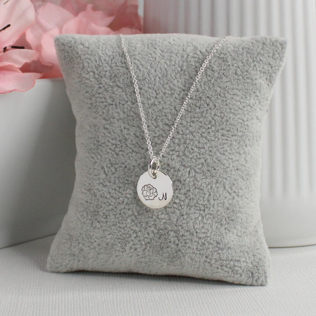 June Birth Flower Pendant Necklace – Rose Bella Love Drop