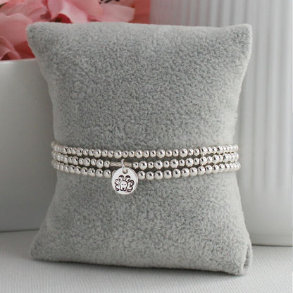 Leo Zodiac Sterling Silver Stacking Bracelet – Mia Love Drop