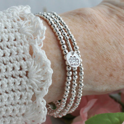 Leo Zodiac Sterling Silver Stacking Bracelet – Mia Love Drop