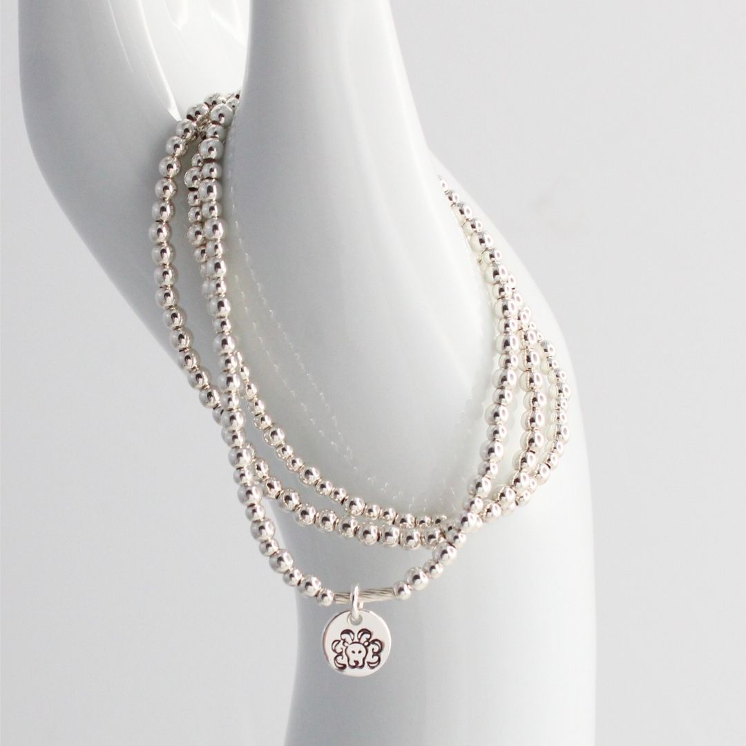 Leo Zodiac Sterling Silver Stacking Bracelet – Mia Love Drop