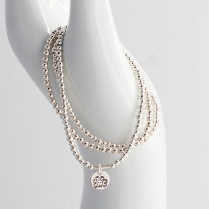 Leo Zodiac Sterling Silver Stacking Bracelet – Mia Love Drop