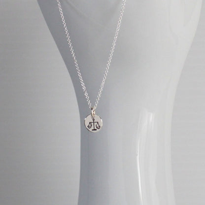 Zodiac Pendant Necklace - Libra Mia Love Drop