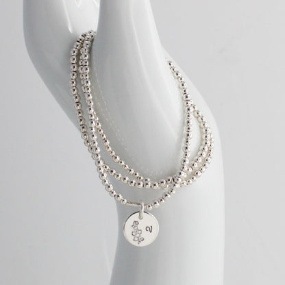 May Birth Flower Bracelet – Lily of the Valley Bella Love Drop