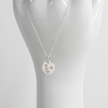 May Birth Flower Pendant Necklace – Lily of the Valley Bella Love Drop