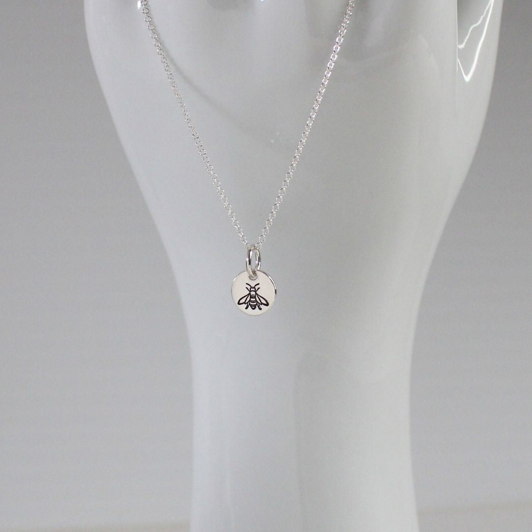 Mia Love Drop - Personalized Queen Bee Pendant Necklace