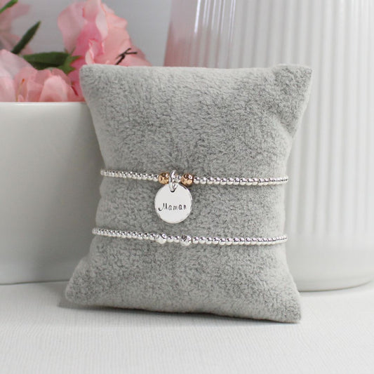 Personalized Bead Bracelet - Maman